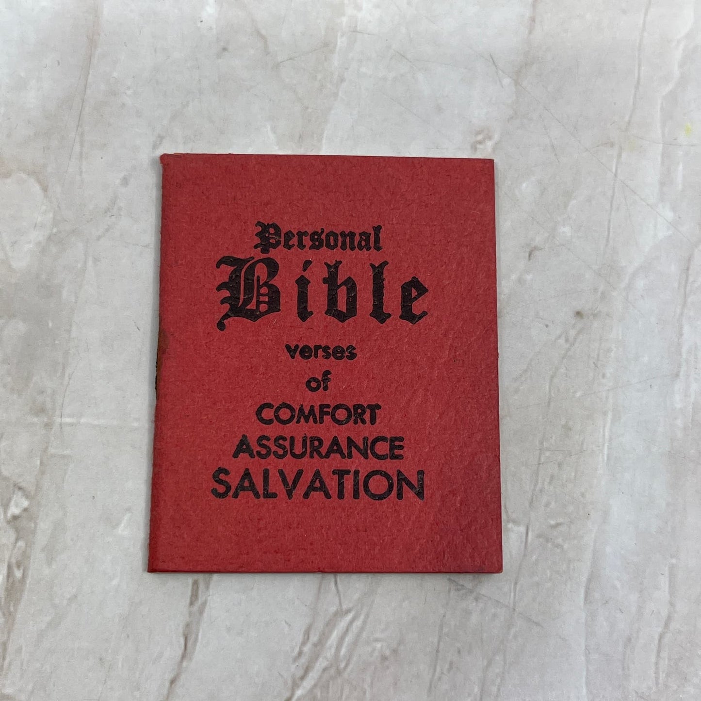 Vintage Little Bible Ministry Sanatoga PA Tiny Pocket Bible TG8-VV