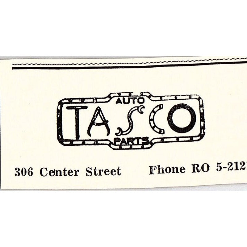 Tasco Auto Parts, Foster's Chevron Service - Taft CA c1965 Ad AF8-S24