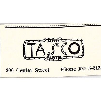 Tasco Auto Parts, Foster's Chevron Service - Taft CA c1965 Ad AF8-S24