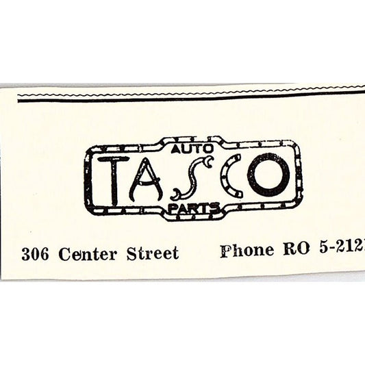 Tasco Auto Parts, Foster's Chevron Service - Taft CA c1965 Ad AF8-S24