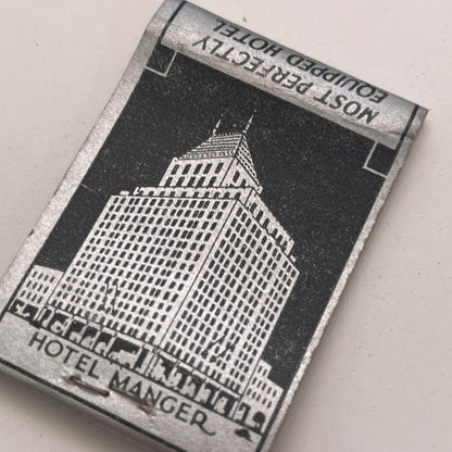 Hotel Manger North Station Boston MA Vintage Matchbook Cover TB8-MB2-5