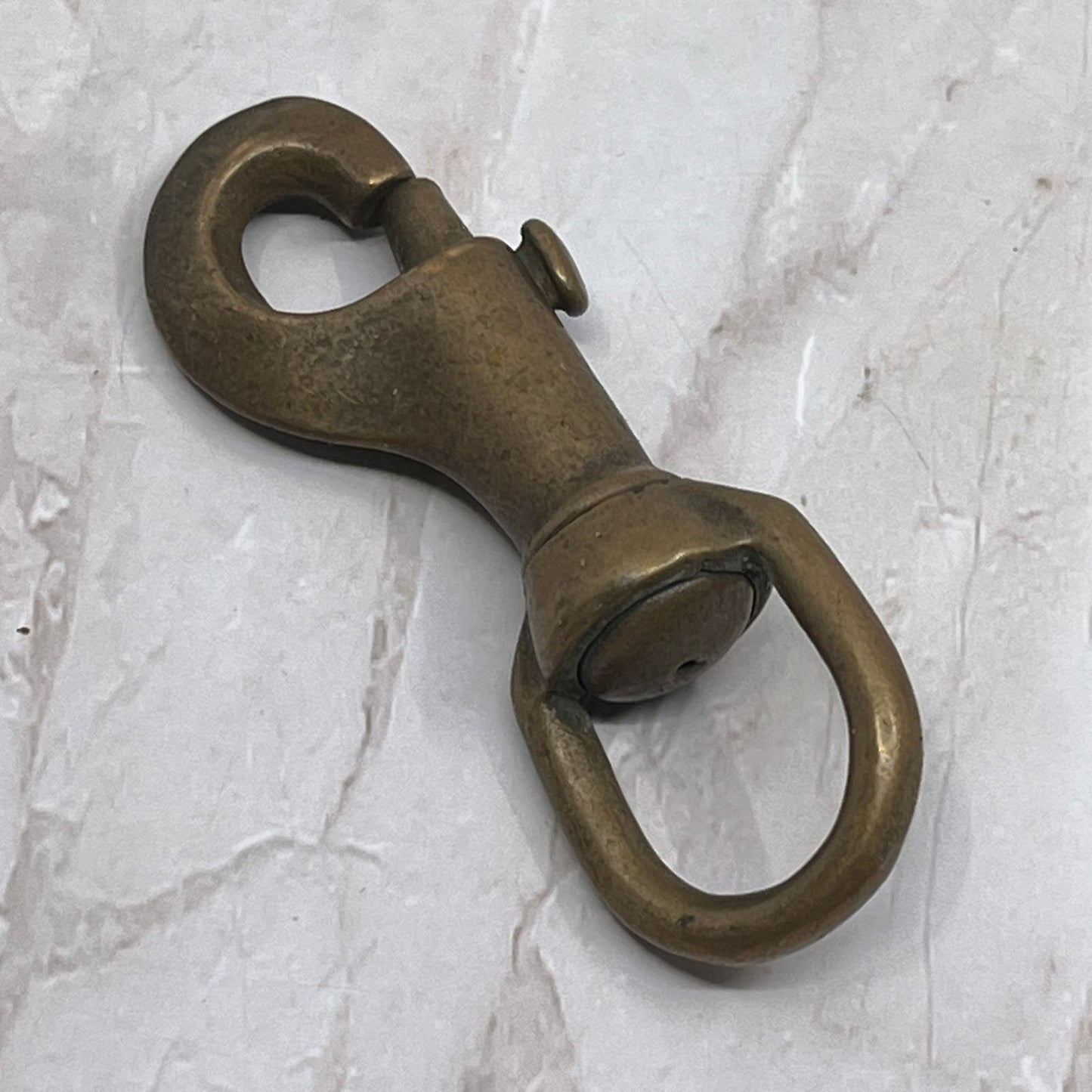 Vintage Snap Hook 3 1/2" - Heavy Duty Copper Snap Hook Swivel SB8