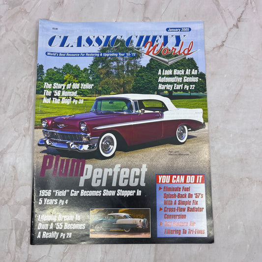 Old Yeller 56 Nomad Plum Perfect - Classic Chevy World Magazine - Jan 2005 M29