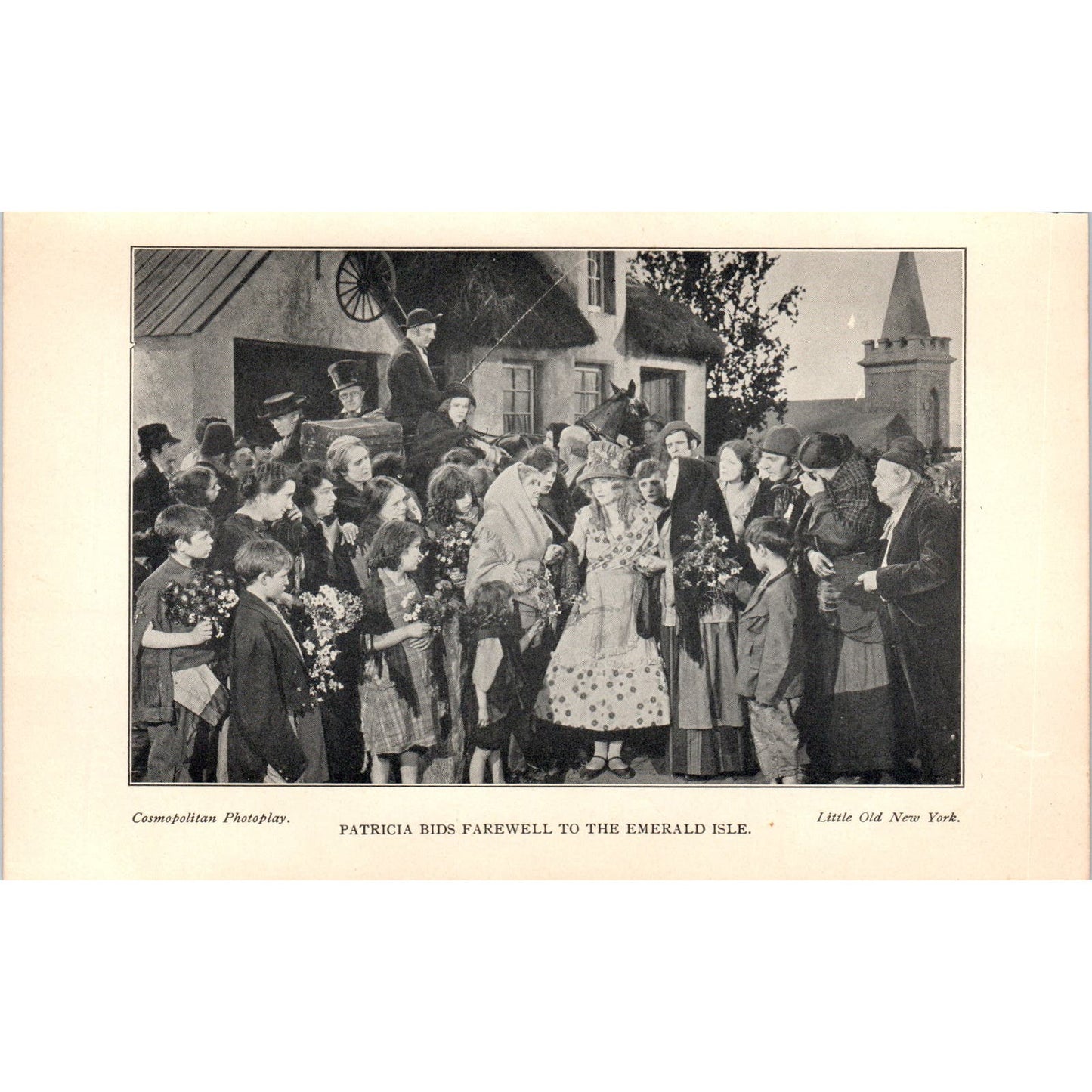 Patricia Bids Farewell to Emerald Isle 1923 Little Old New York Still AE5-PP