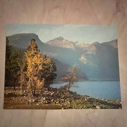 Lake Como Mountain Range Scene 8x10" Art Print V17