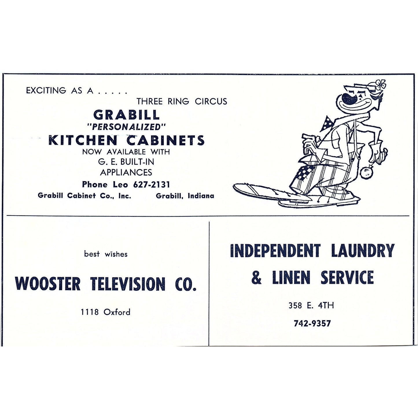 Reddy Kilowatt Circus Indiana & Michigan Electric Co 1964 Ad AG1-9