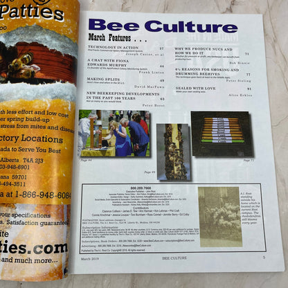 2019 Mar Bee Culture Magazine - Magazine of American Beekeeping M7