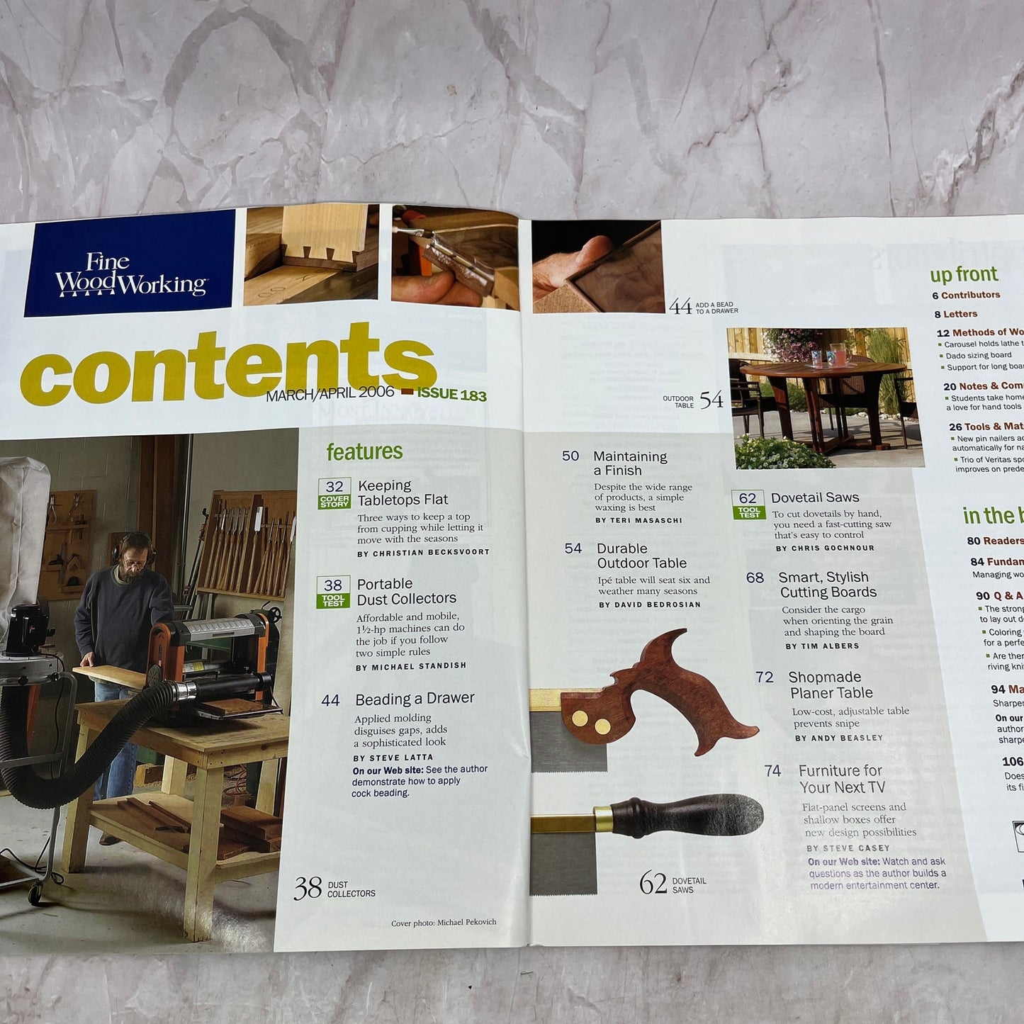 Keep Tables Flat - Apr 2006 No 183 - Taunton's Fine Woodworking Magazine M34