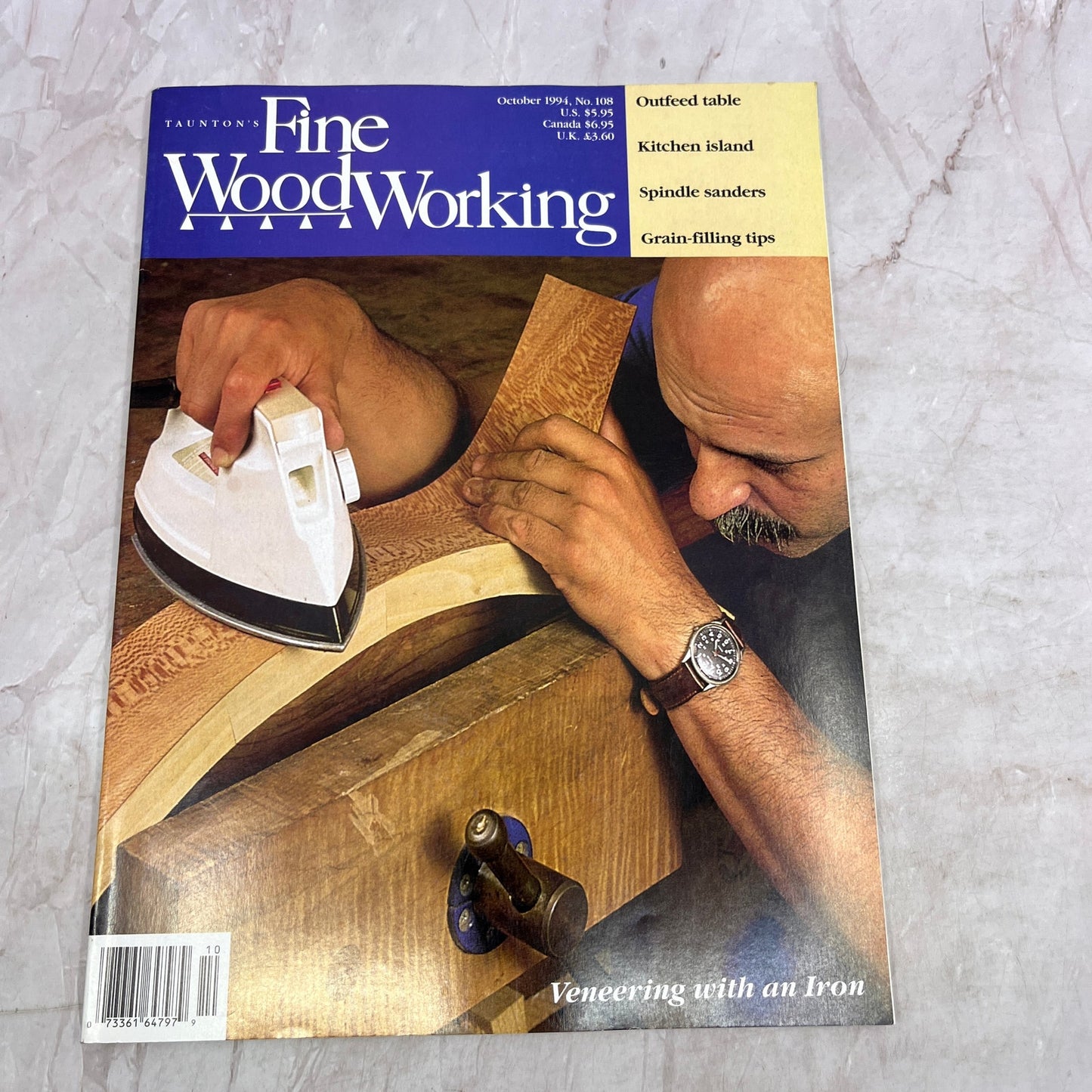 Veneering With an Iron - Oct 1994 No 108 Taunton's Fine Woodworking Magazine M35