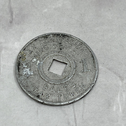 Vintage Mississippi State Department of Revenue Sales Tax Metal Token Chit SE2