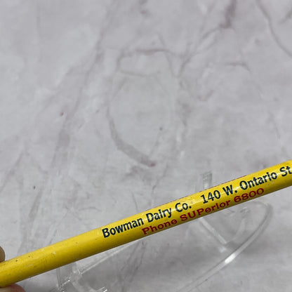 Vintage Bowman Dairy Co Milk Bottle Topper Pencil TC5-PN2