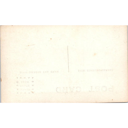 Farmer in a Horse Drawn Buggy on a Farm c1910 RPPC Postcard AB9