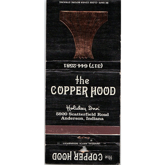 The Copper Hood Holiday Inn Anderson Indiana Vintage Matchbook MM5-8