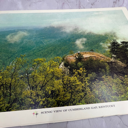 Scenic View of Cumberland Gap, Kentucky Vintage 11x16" Art Print V21