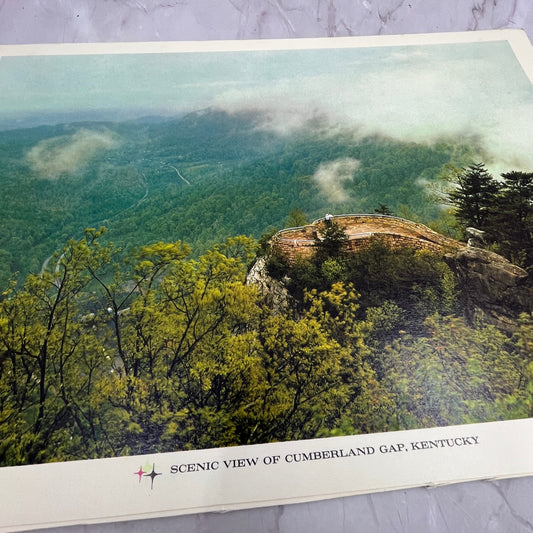 Scenic View of Cumberland Gap, Kentucky Vintage 11x16" Art Print V21