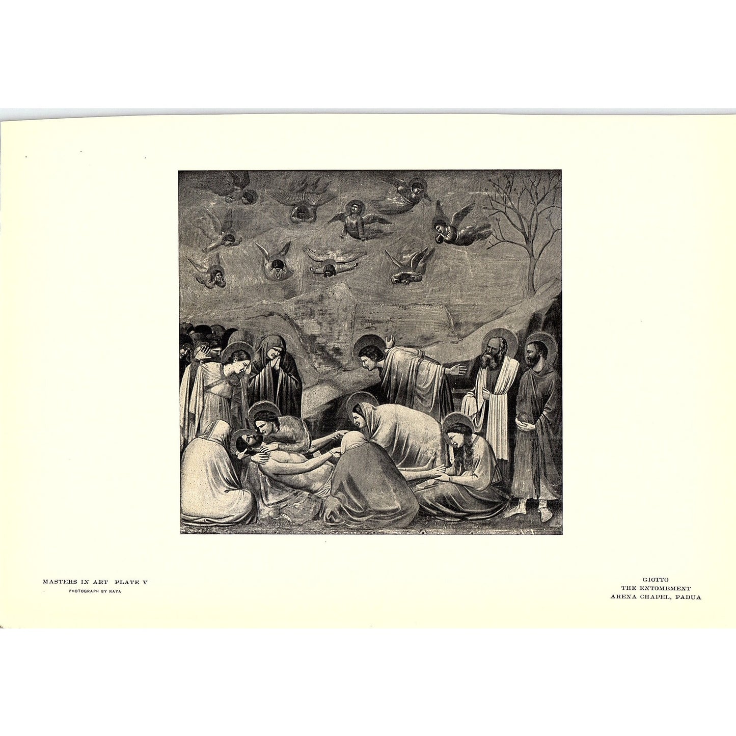 The Entombment - Giotto - 1902 Litho Art Print AF4-10