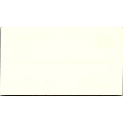 Busy World Day Care Center Ray & Marilee Hilgendorf Vintage Business Card SB4-B2