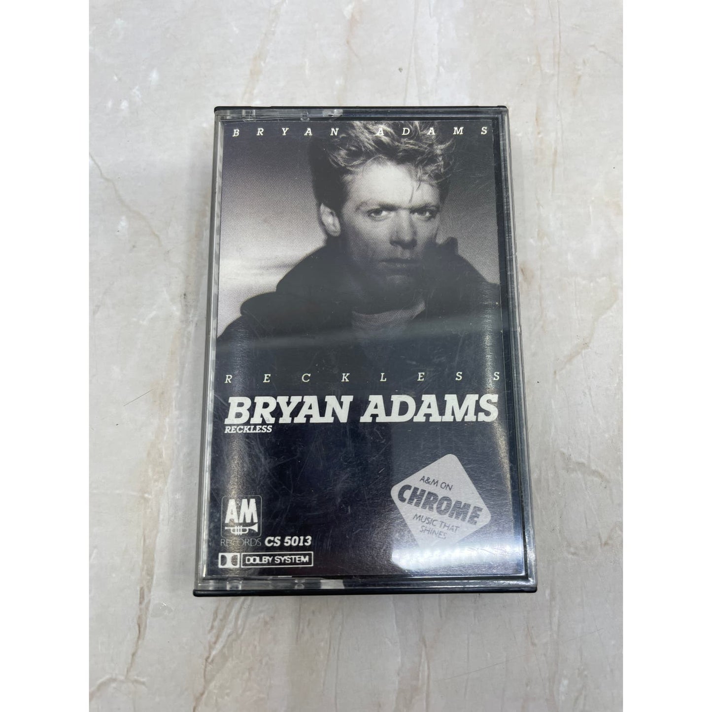 Bryan Adams Reckless Cassette Tape A&M Records TI9-T1