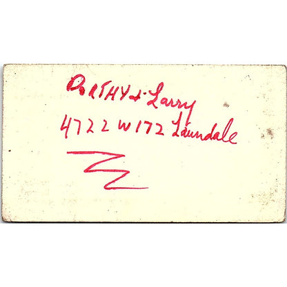 Ray McCauley Automatic Transmissions Compton CA Vintage Business Card SE3-B13