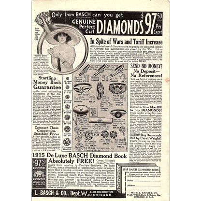 Webb C. Ball Watch Co 20th Century Ball Watch 1914 Original Ad AF3-2