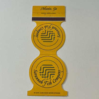 Savannah Fish Company Peachtree Plaza Hotel Atlanta GA Matchbook Cover TB6-MB2-6