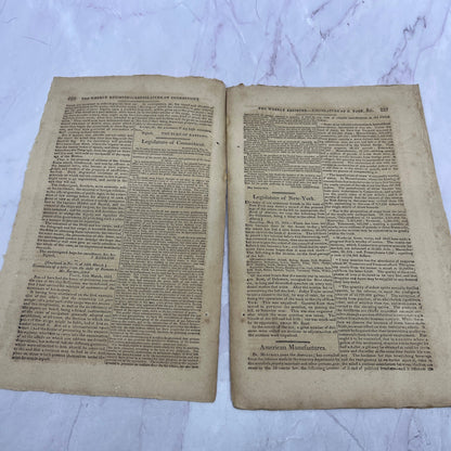 Baltimore Weekly Register May 1812 Supplement to #39 Relations With France AF9-9