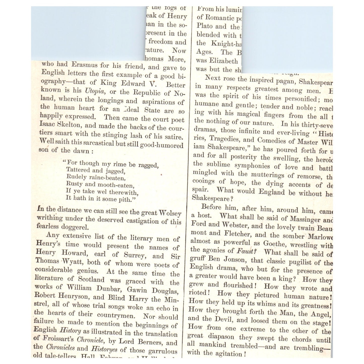 Shakespeare 1911 Engraving Print AF5-7