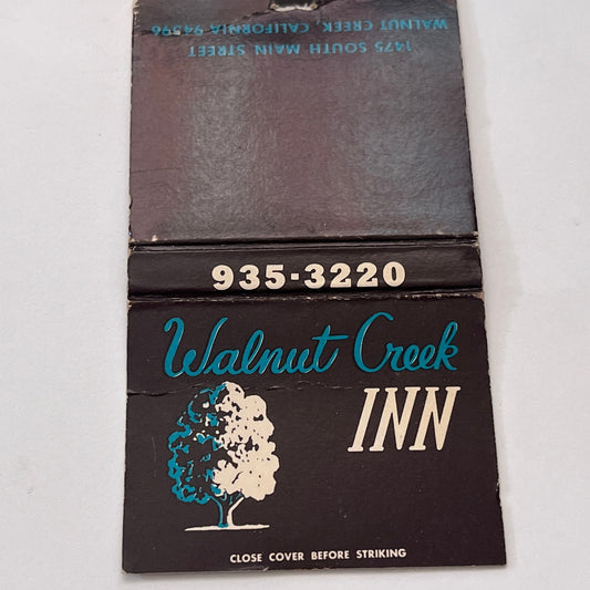 Walnut Creek Inn California Vintage Matchbook Cover MM2-8