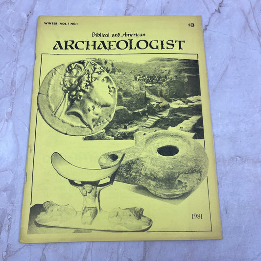 1981 Vol 1 No 1 - Biblical and American Archaeologist Magazine M11
