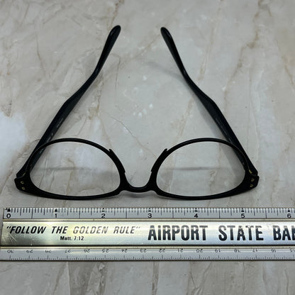 Revue Italy Black Metal & Acrylic Sunglasses Eyeglasses Frames TE9-G3-5