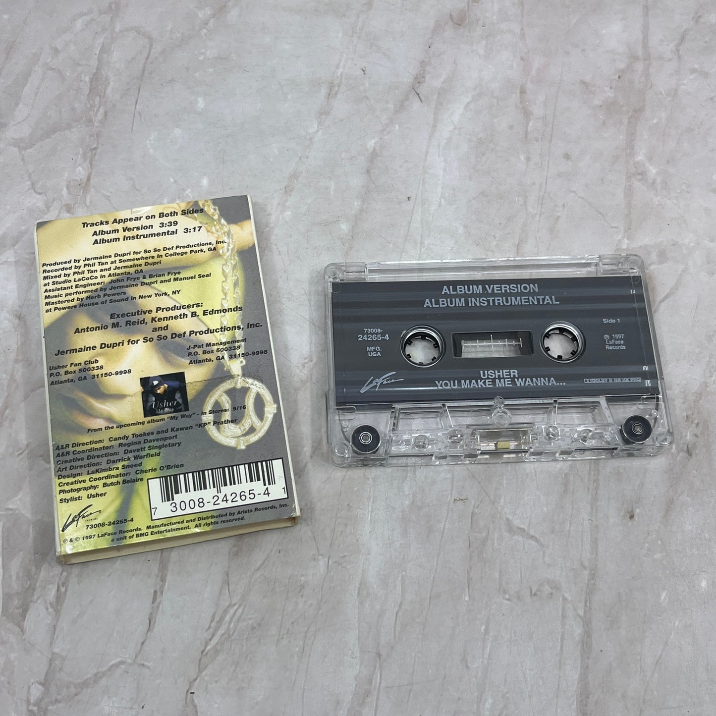 Usher You Make Me Wanna... Single Cassette Tape TH9-C1