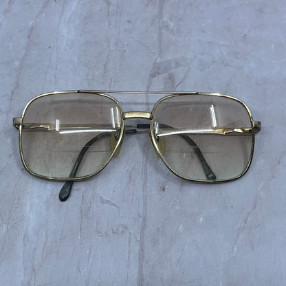 Vintage Gold Tone Klixx Aviator Glasses Eyeglasses Frames TH9-G3-1