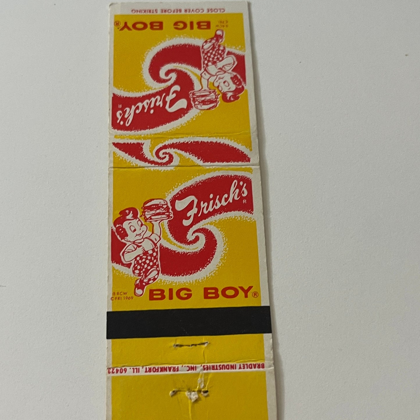 Frisch's Big Boy Restaurant Vintage Matchbook Cover MB59-4