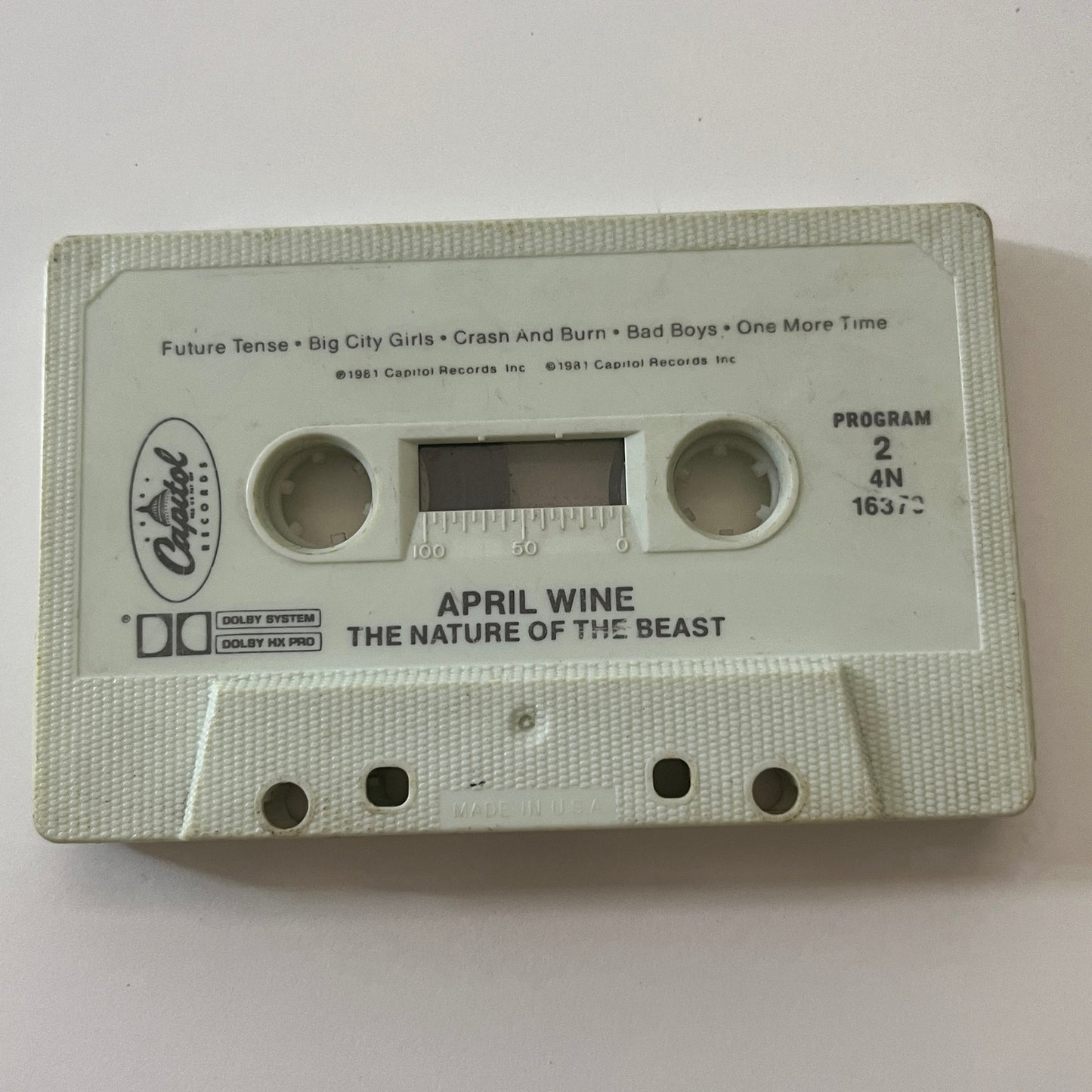 April Wine - The Nature of the Beast Cassette Tape TB6-OT1