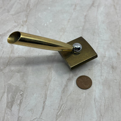 Vintage Brass Metal Funnel for Pen Holder Stand Set Office Desk Accessory TG8