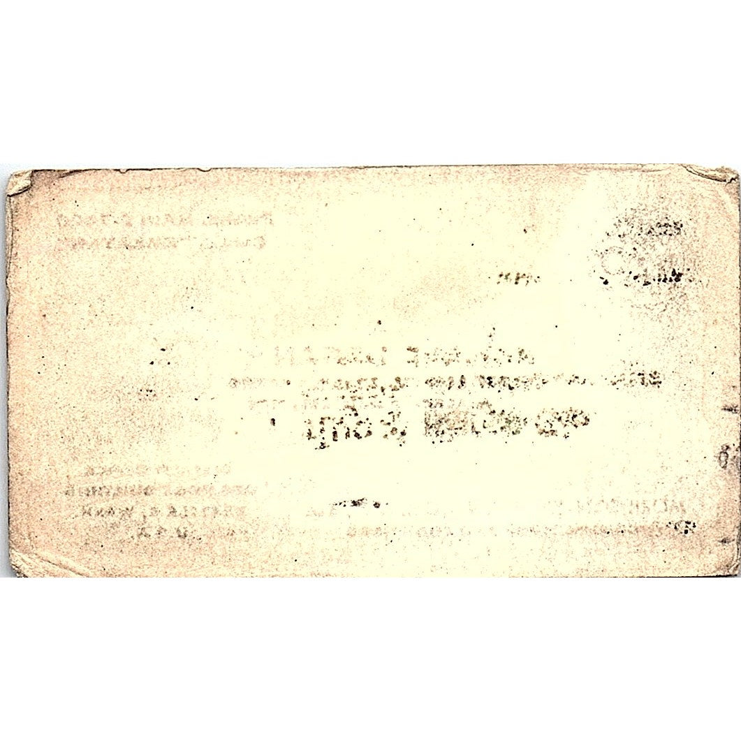 Jac Logan Morrison-Knudsen Company Seattle WA Vintage Business Card SD9-B3