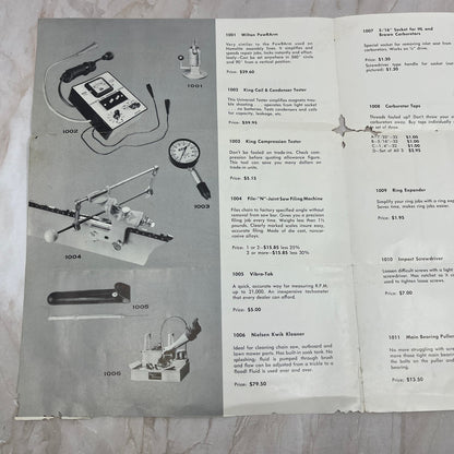 Vintage Burco Chain Saw Specialties Homelite Approved Tools Leaflet AE4