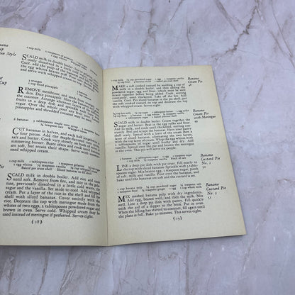 1926 - 83 Banana Recipes Cookbook Fruit Dispatch Company New York TG8-VW