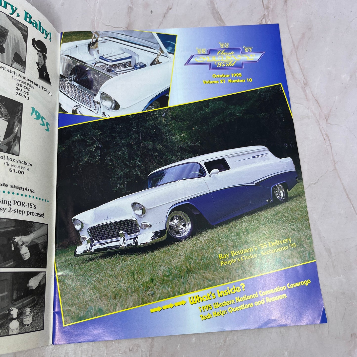 Ray Bensten Delivery - '55, '56, '57 Classic Chevy World Magazine - Oct 1995 M30