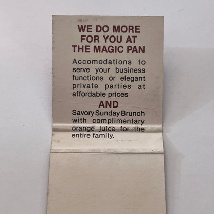 The Magic Pan Restaurant Vintage Matchbook Cover MM2-8