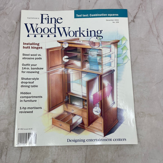 Designing Entertainment Centers - Dec 2002 No 159 Fine Woodworking Magazine M34