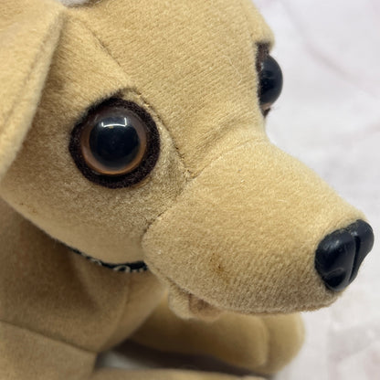 Vtg Yo Quiero Taco Bell Talking Chihuahua Dog Plush Toy 6" Santa Christmas TA9