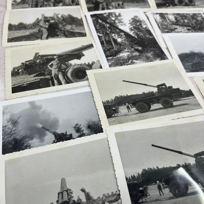 Lot of 14 Original 280mm Artillery Photos Postwar Germany c1954 Army TG7-AP1