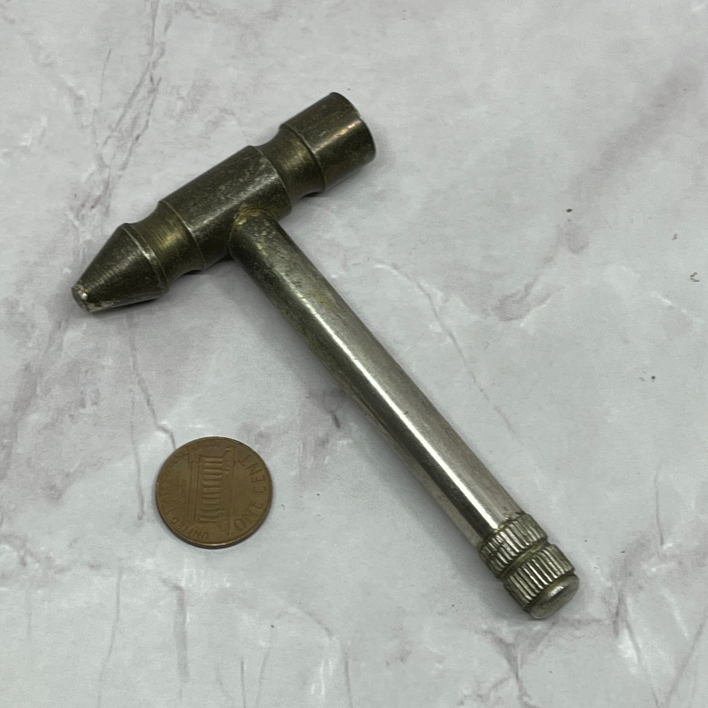 Vintage 3.5" Pocket Travel Metal Ball Peen Hammer SC1