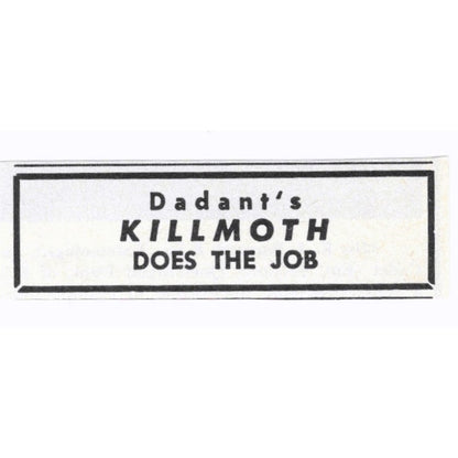 Dadant's Killmoth Bee Supplies Hamilton IL 1964 Magazine Ad AK6-S15
