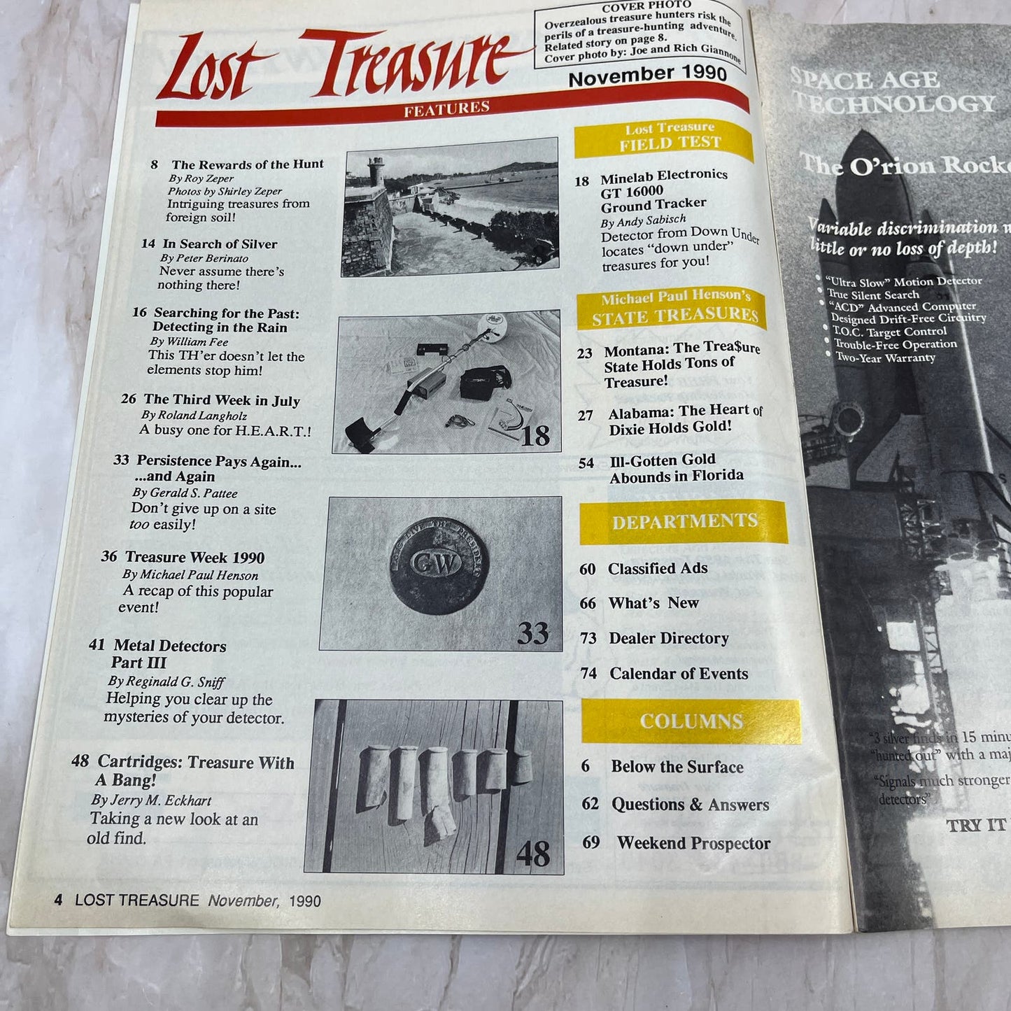 1990 Nov - Lost Treasure Magazine - Treasure Hunting Gold Prospecting M14