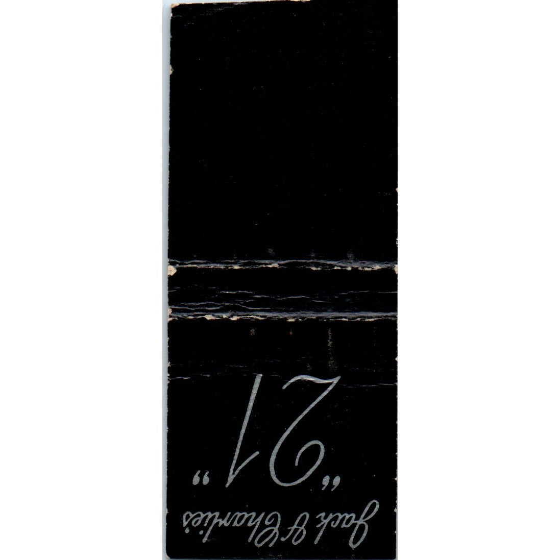 Jack & Charlie's 21 Club Vintage Matchbook Cover SF4-Y8