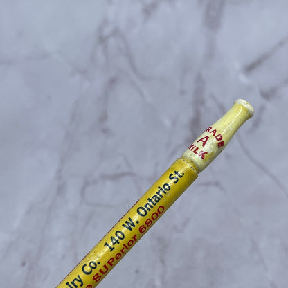 Vintage Bowman Dairy Co Milk Bottle Topper Pencil TC5-PN2