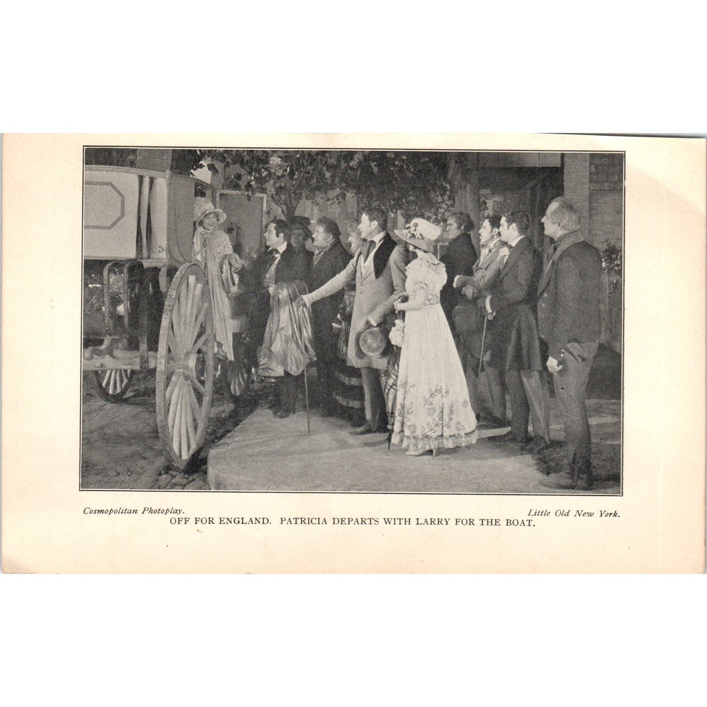 Patricia & Larry Depart for England 1923 Little Old New York Photo Still AE5-PP