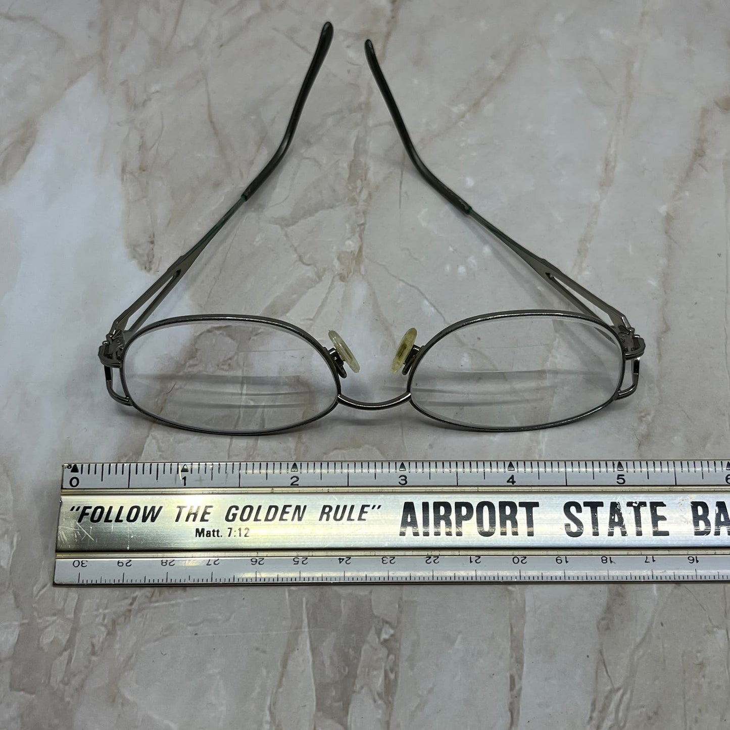 Carolee Silver Tone Oval Sunglasses Eyeglasses Frames TE9-G5-10
